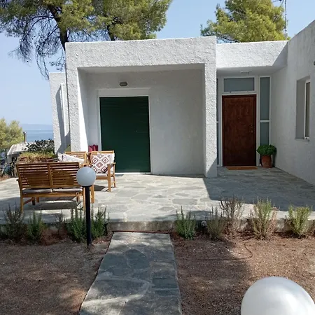 House In Pines In Front Of The Sea Vakantiehuis