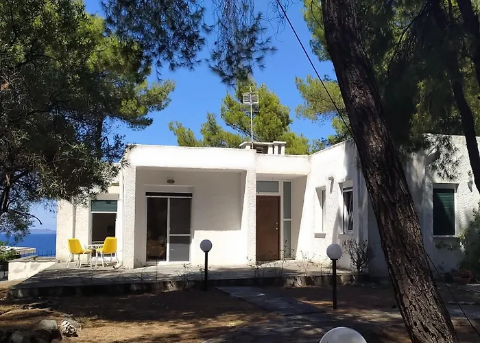 House In Pines In Front Of The Sea Hébergement de vacances Vourvourou